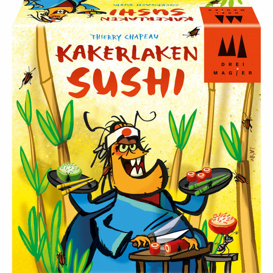 Schmidt Spiele Drei Magier Kartenspiel Kakerlaken Sushi, Kinderspiel, Reaktionsspiel, Kinder Spiel, Ab 8 Jahre, 40885