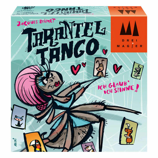 Schmidt Spiele Tarantel Tango, Drei Magier Kartenspiel, Spielkarten, Karten, 2 bis 5 Spieler, 40851