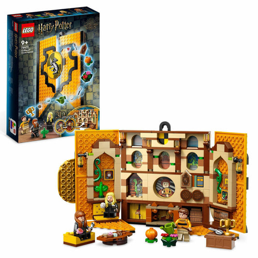 LEGO Harry Potter Hausbanner Hufflepuff, 313-tlg., Bauset, Konstruktionsset, Bausteine, Spielzeug, ab 9 Jahre, 76412
