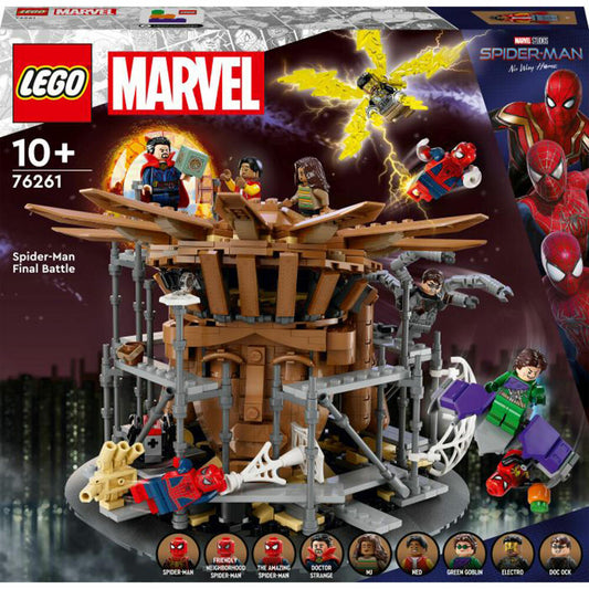 LEGO Marvel Super Heroes Spider-Mans großer Showdown, 900-tlg., Legosteine, Bausteine, Bauset, Konstruktionsset, ab 10 Jahren, 76261
