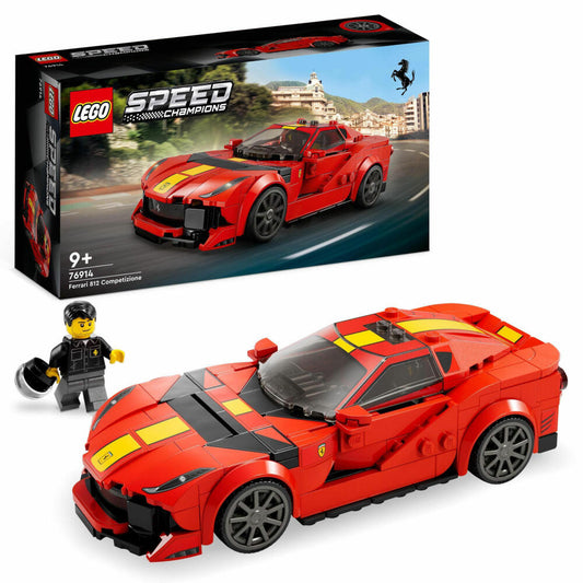 LEGO Speed Ferrari 812 Competizione, 261-tlg., Auto, Bauset, Konstruktionsset, Bausteine, Spielzeug, ab 9 Jahre, 76914