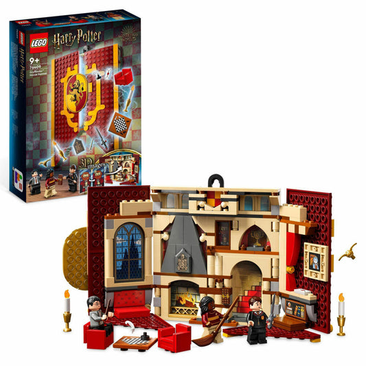 LEGO Harry Potter Hausbanner Gryffindor, 285-tlg., Bauset, Konstruktionsset, Bausteine, Spielzeug, ab 9 Jahre, 76409