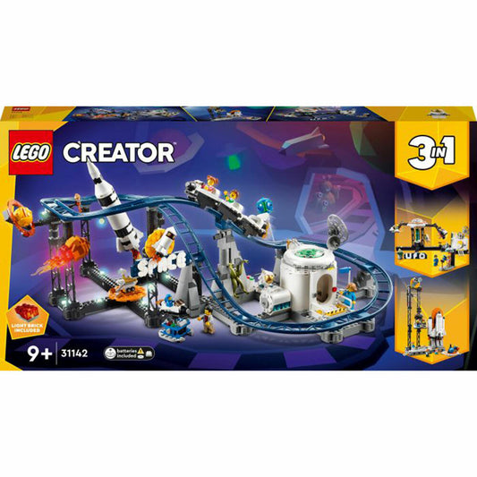 LEGO Creator Weltraum-Achterbahn, 874-tlg., Legosteine, Bausteine, Bauset, Konstruktionsset, ab 9 Jahren, 31142