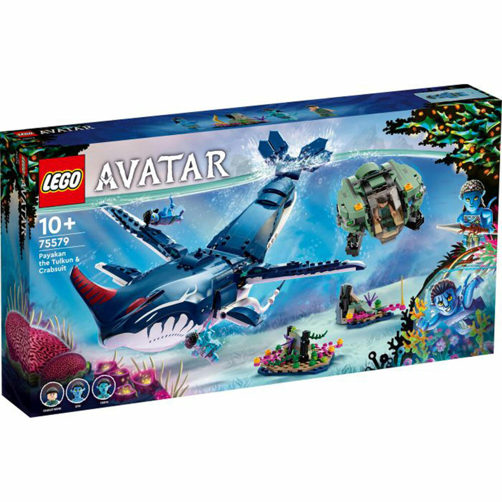 LEGO Avatar Payakan der Tulkun und Krabbenanzug, 761-tlg., Bauset, Konstruktionsset, Bausteine, Spielzeug, ab 10 Jahre, 75579