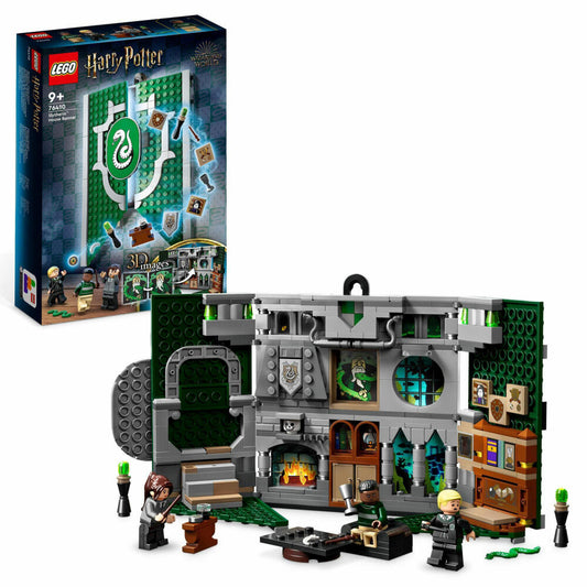 LEGO Harry Potter Hausbanner Slytherin, 349-tlg., Bauset, Konstruktionsset, Bausteine, Spielzeug, ab 9 Jahre, 76410