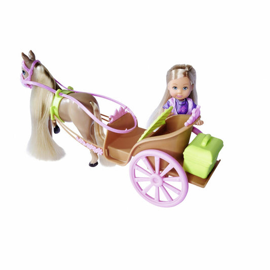 Simba Evi LOVE Horse Carriage, Puppe, Modepuppe, Ankleidepuppe, Pferdekutsche, Kutsche, 105733649