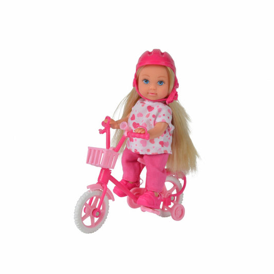 Simba Evi LOVE My First Bike, Puppe, Modepuppe, Ankleidepuppe, Fahrrad, Spielzeug, 105731715