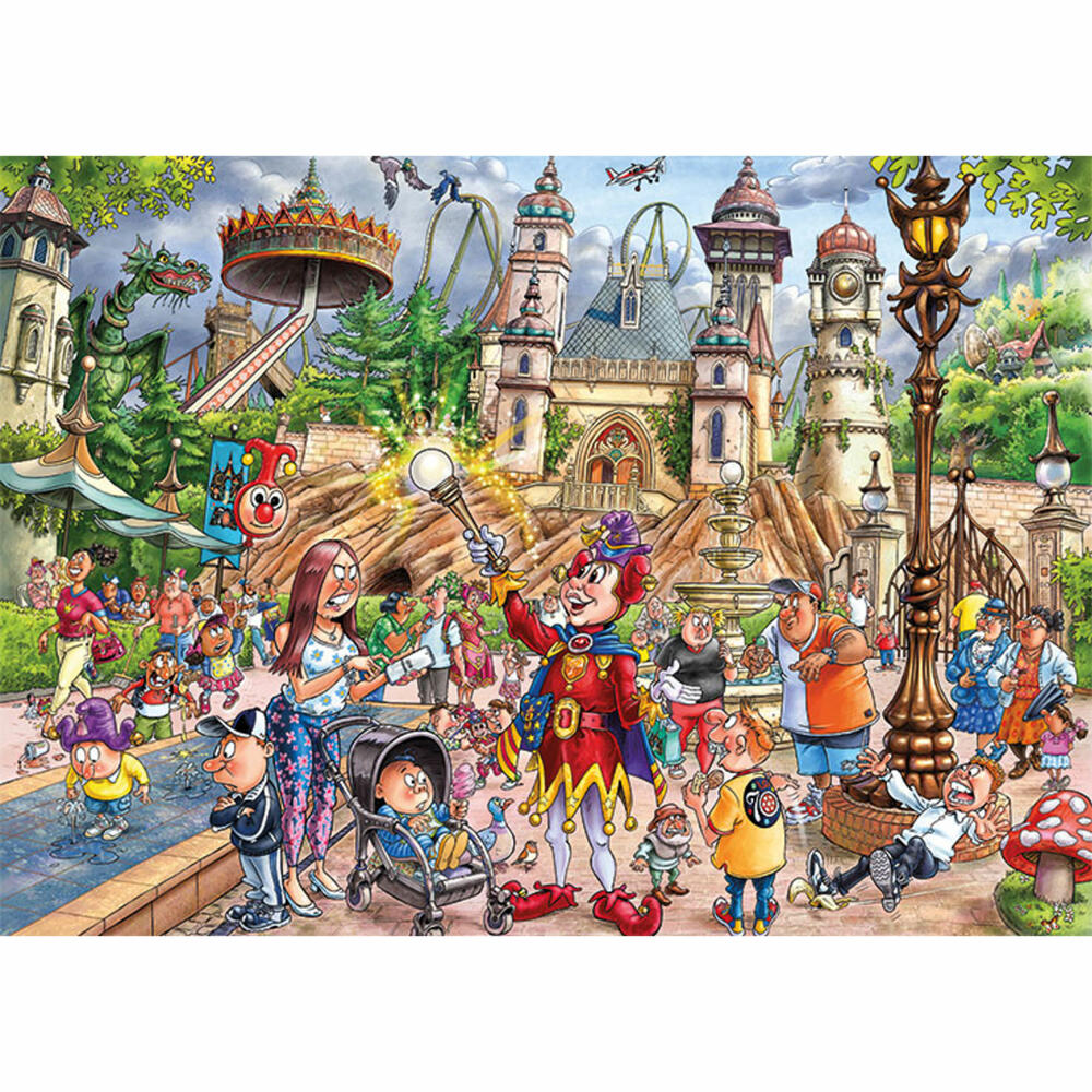 Jumbo Spiele Wasgij Mystery 24 - Efteling , Puzzle, Mysterypuzzle, Rätsel, 1000 Teile, 25021