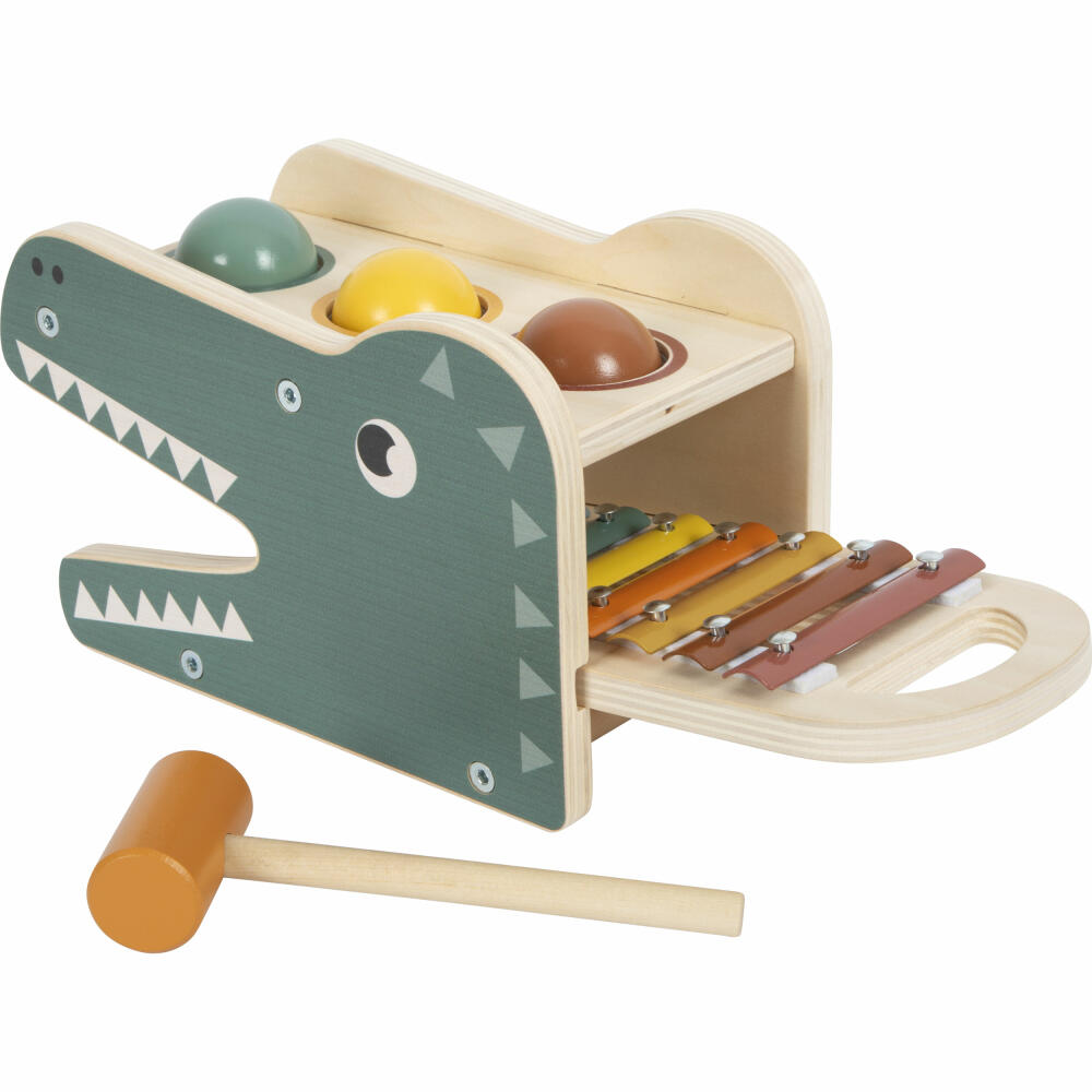 Legler Small Foot Klopfspiel mit Xylophon Safari, Instrument, Lernspielzeug, ab 12 Monaten, 12461
