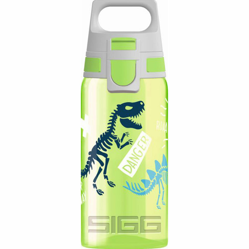 SIGG VIVA ONE Kids Jurassica, Trinkflasche, Flasche, Wasserflasche, Kinder, Edelstahl, 500 ml, 9001.3