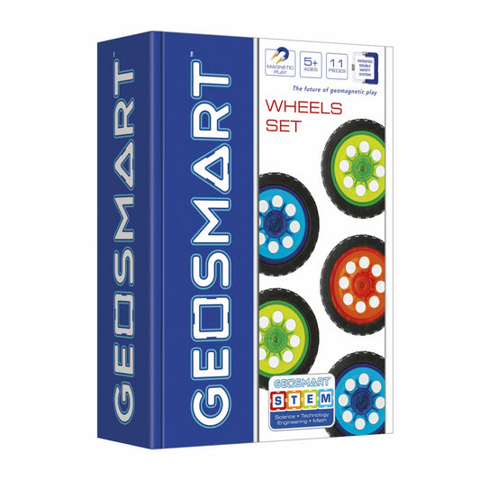 Smart Games Geosmart Wheels Set, Konstruktion, Baukausten, Kinder Spielzeug, ab 3 Jahren, GEO 100