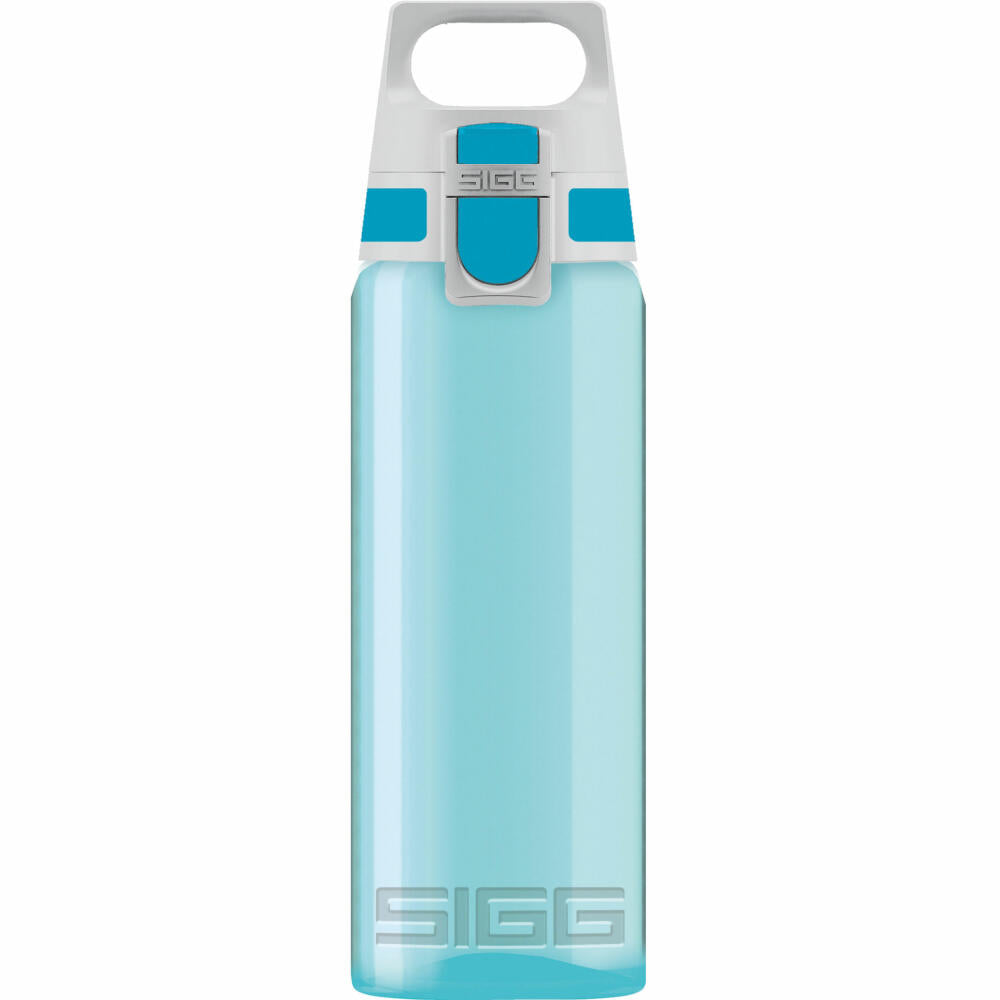 SIGG Total Color Aqua, Trinkflasche, Flasche, Wasserflasche, Blau, 600 ml, 8692