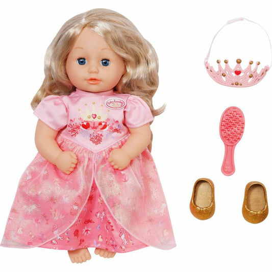 Zapf Creation Baby Annabell Little Sweet Princess, Spielpuppe, Puppe mit Haaren, Weicher Körper, 36 cm, 703984