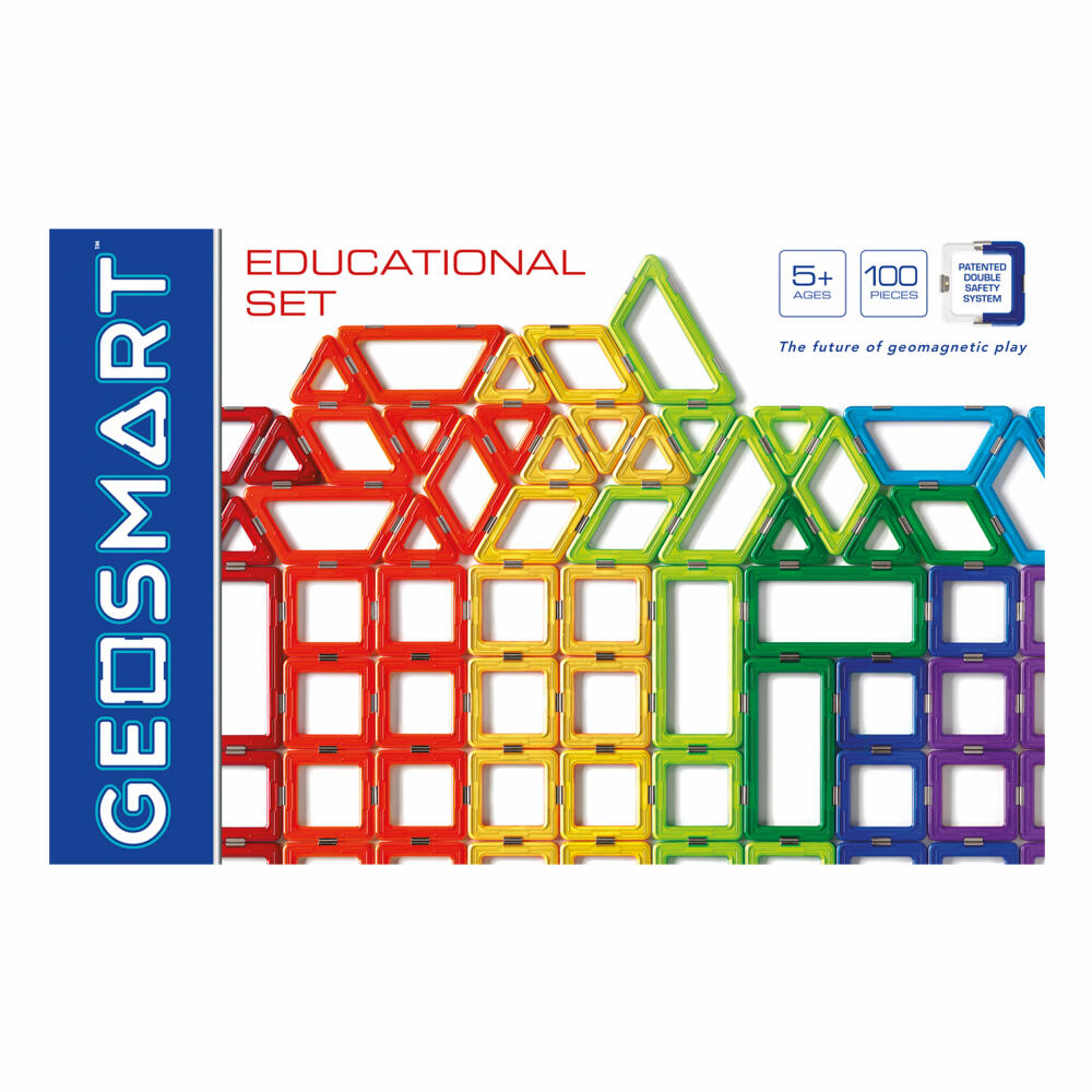 Smart Games Geosmart Educational Set, Konstruktion, Baukausten, Kinder Spielzeug, ab 3 Jahren, GEO 600