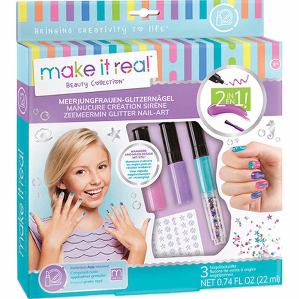 Make it Real Meerjungfrauen Glitzernägel