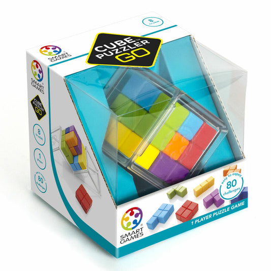 Smart Games Logikspiel Cube Puzzler GO, Denkspiel, Kinderspiel, Kinder Spiel, ab 8 Jahren, SG 412