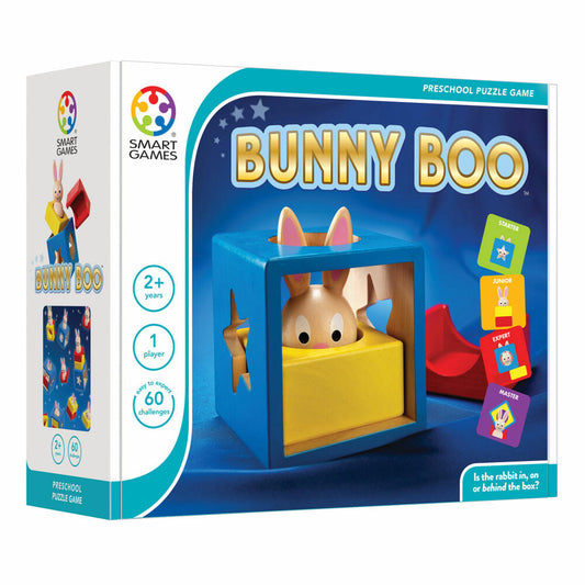 Smart Games Lernspiel Bunny Boo, Denkspiel, Kinderspiel, Kinder Spiel, ab 2 Jahren, SG 037