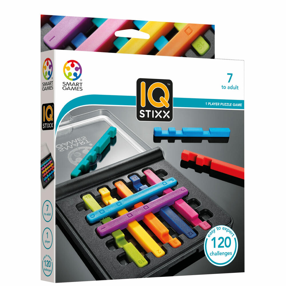 Smart Games IQ Stixx, Knobelspiel, Logikspiel, Denkspiel, Kinderspiel, Kinder Spiel, SG 304