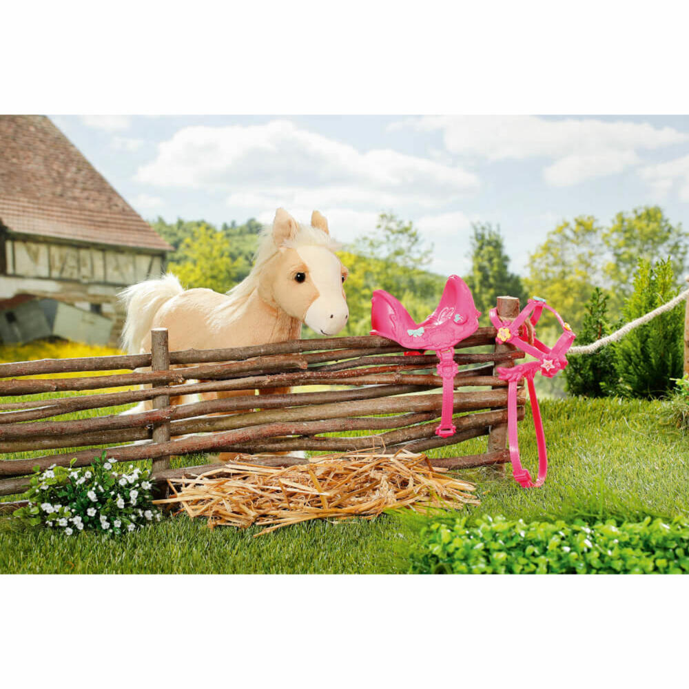 Zapf Creation BABY born My Cute Horse, Pferd mit Funktion, Pony, Puppenzubehör, 835203