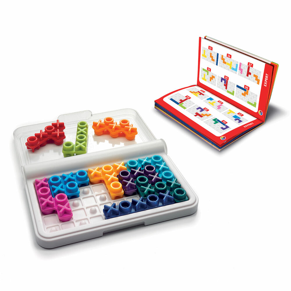 Smart Games IQ Spiel IQ XOXO, Konzentrationsspiel, Kinderspiel, Kinder Spiel, ab 6 Jahren, SG 444