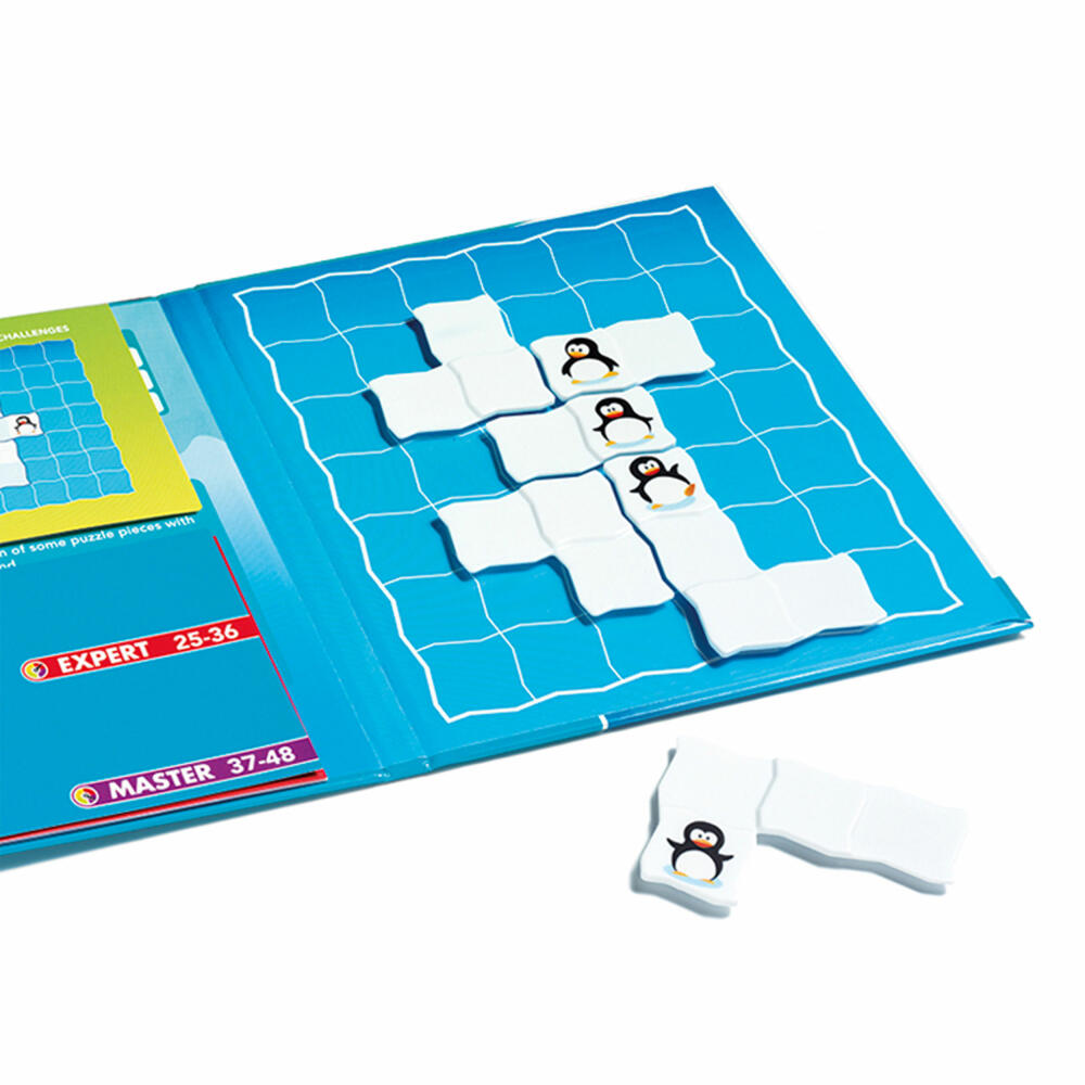 Smart Games Magnetische Reisespiele Pinguin Parade, Reisespiel, Kinderspiel, Kinder Spiel, ab 5 Jahren, SGT 260-8