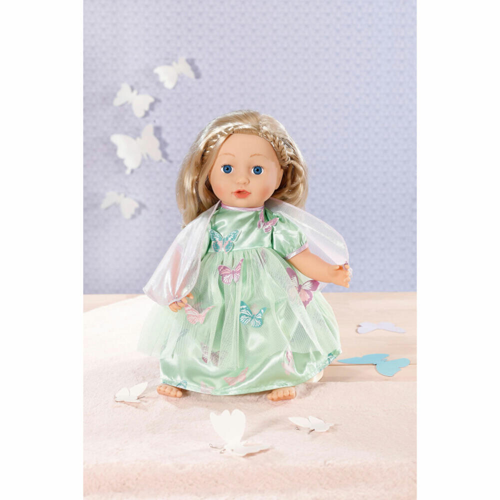 Zapf Creation Dolly Moda Feenkleid mit Flügeln, Puppenkleidung, Kleidung Puppe, 43 cm, 871447