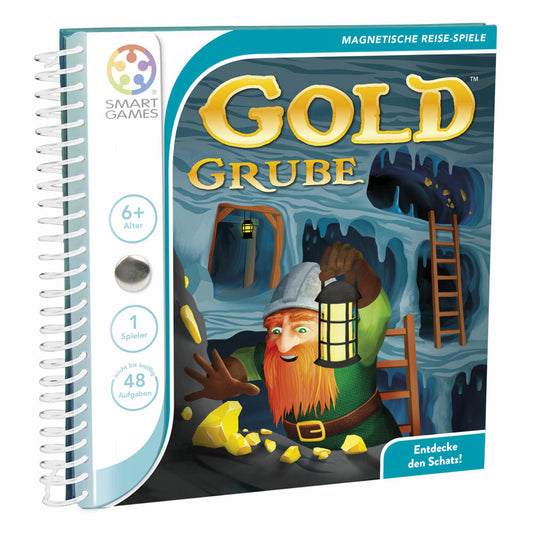 Smart Games Magnetische Reisespiele Gold Grube, Reisespiel, Kinderspiel, Kinder Spiel, ab 6 Jahren, SGT 280 DE-8