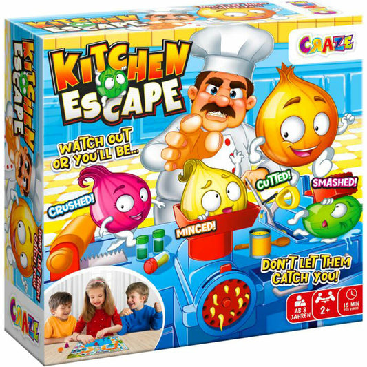 Craze Kitchen Escape Spiel, Kinderspiel, Familienspiel, Gesellschaftsspiel, ab 8 Jahren, 41536