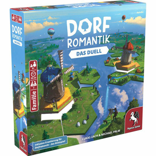 Pegasus Spiele Dorfromantik - Das Duell, Gesellschaftsspiel, Familienspiel, ab 8 Jahren, 51241G