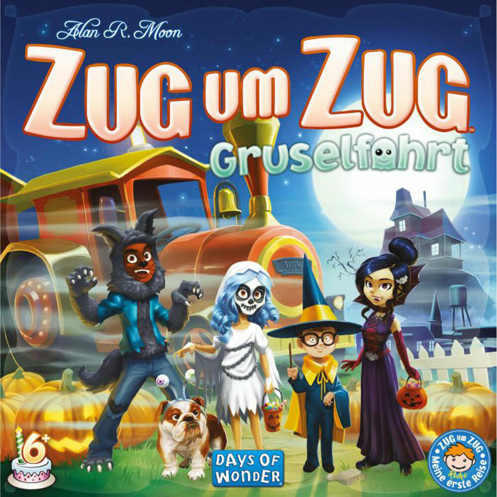 Asmodee Zug um Zug Gruselfahrt