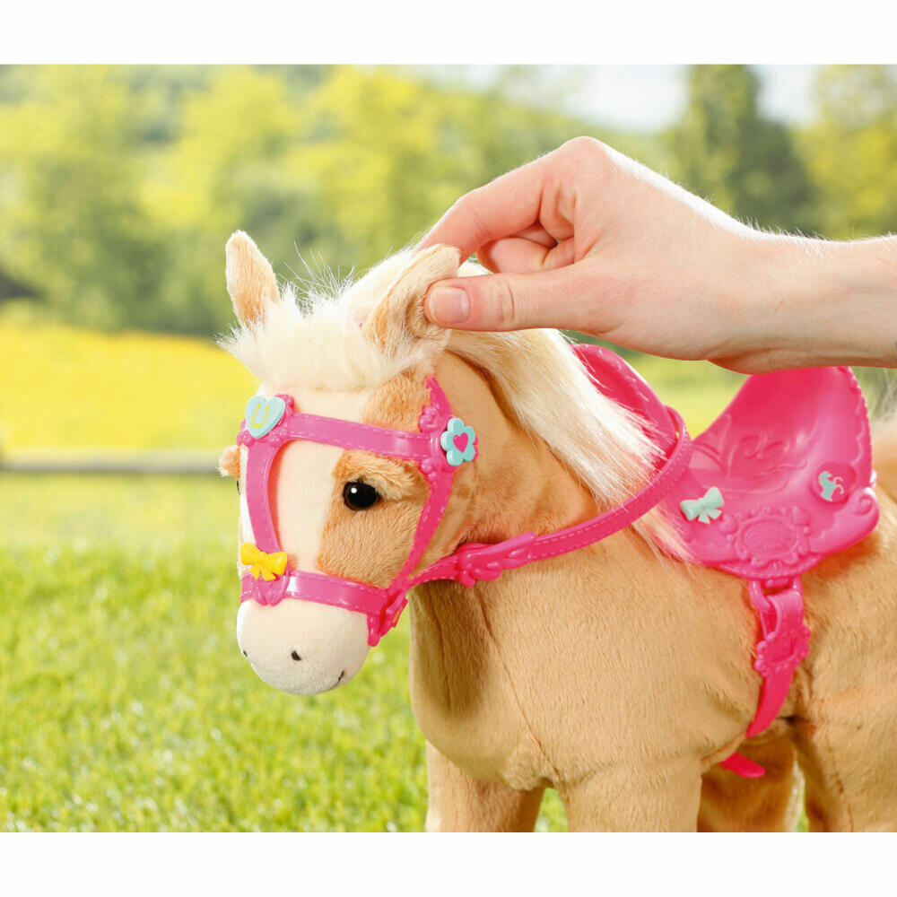 Zapf Creation BABY born My Cute Horse, Pferd mit Funktion, Pony, Puppenzubehör, 835203