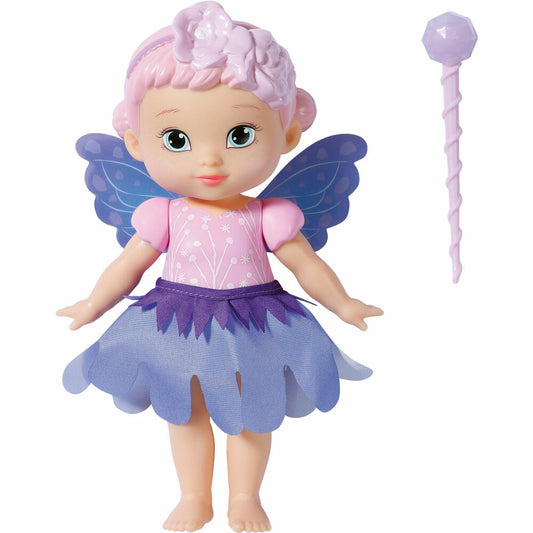 Zapf Creation BABY born Storybook Fairy Violet, Feen-Puppe, Spielpuppe, mit Flügelfunktion, 18 cm, 833780