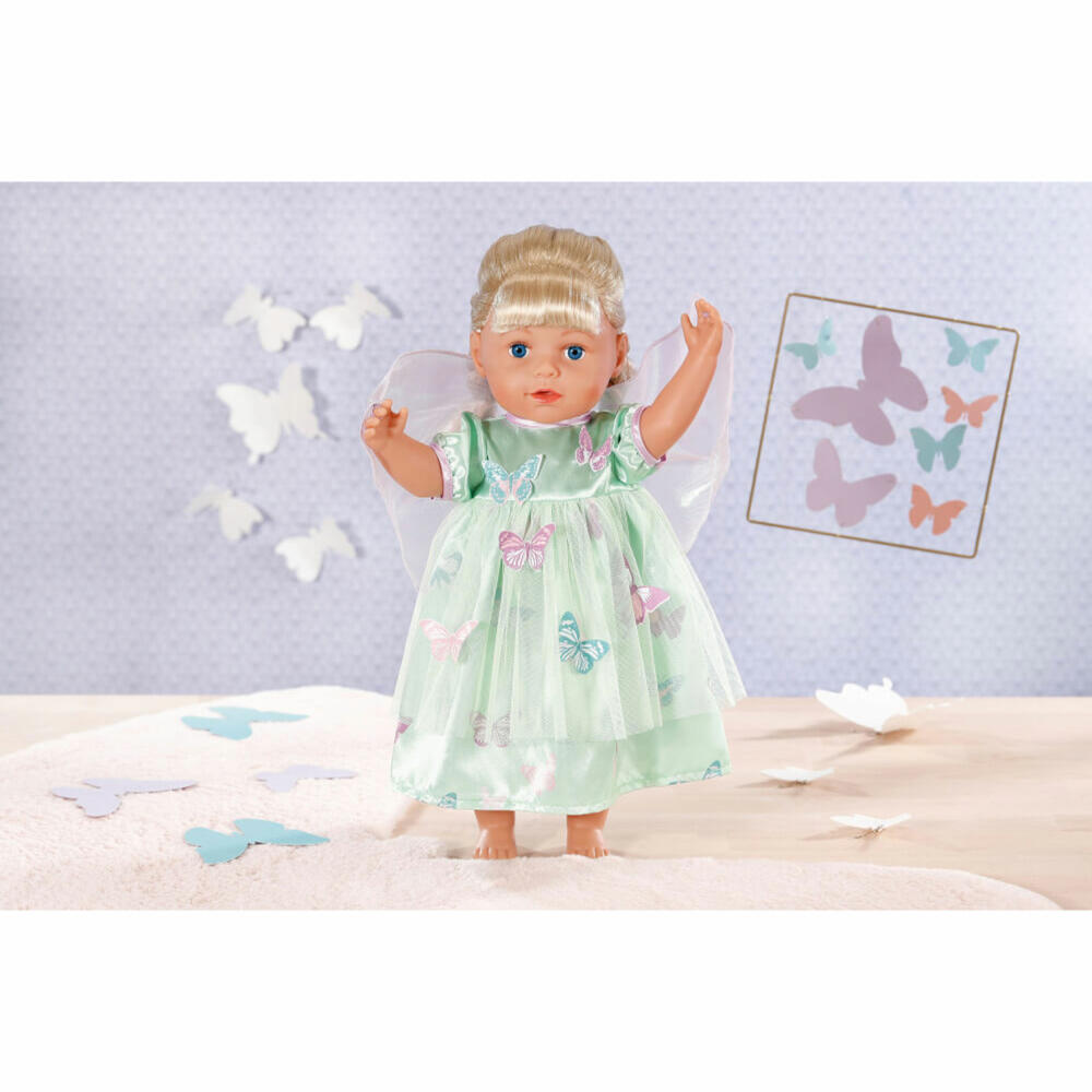 Zapf Creation Dolly Moda Feenkleid mit Flügeln, Puppenkleidung, Kleidung Puppe, 43 cm, 871447
