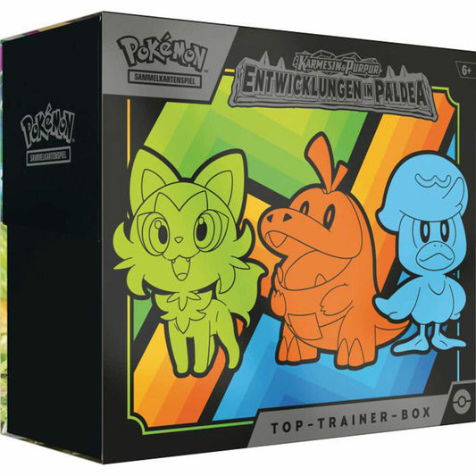 Amigo Pokémon Karmesin & Purpur  02  Top-Trainer Box