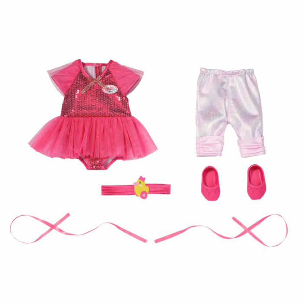 Zapf Creation BABY born Deluxe Ballerina, Puppenkleidung, Puppen Kleidung, 43 cm, 834176