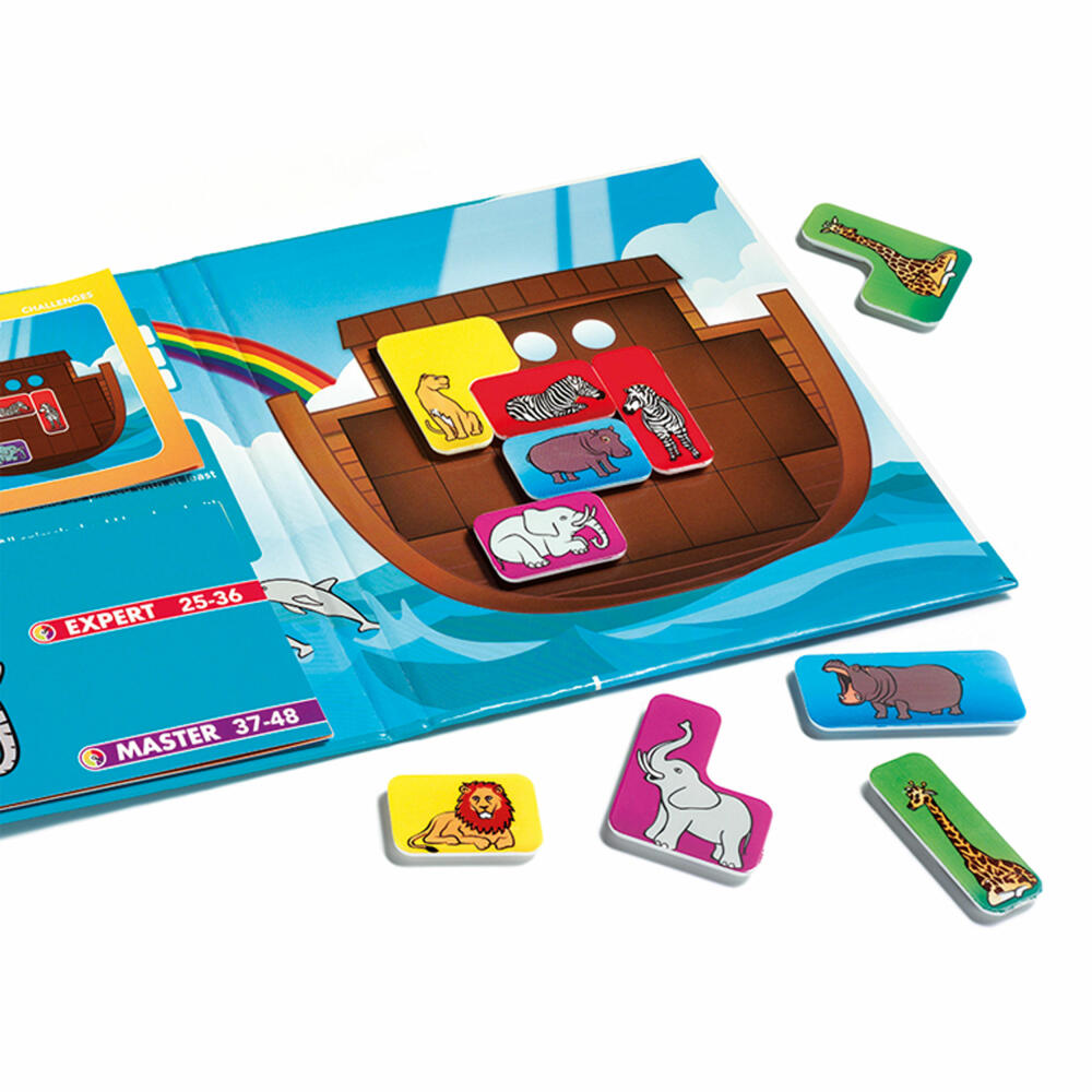 Smart Games Magnetische Reisespiele Arche Noah, Reisespiel, Kinderspiel, Kinder Spiel, ab 5 Jahren, SGT 240 DE-8