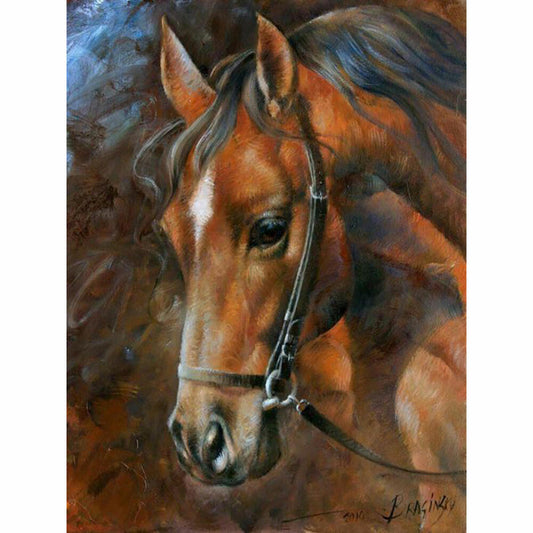 Diamond Dotz Pferd, Diamond Painting, Kreativset, Malen mit Diamanten, ab 8 Jahre, 40 x 30 cm, 6030-40041