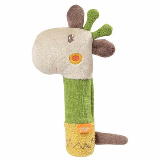 Fehn Stabgreifling Giraffe, Greifling, Greifspielzeug, Baby Spielzeug, 59120