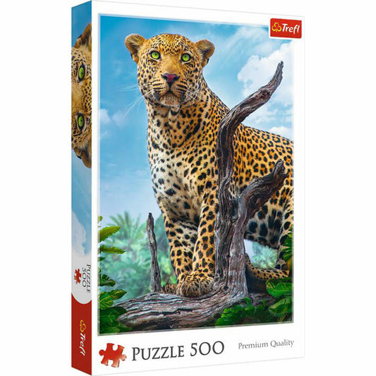 Trefl Premium Puzzle 500 Teile - wilder Leopard