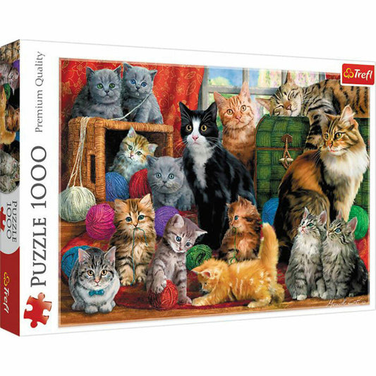 Trefl - Puzzle 1000 Teile Katzen