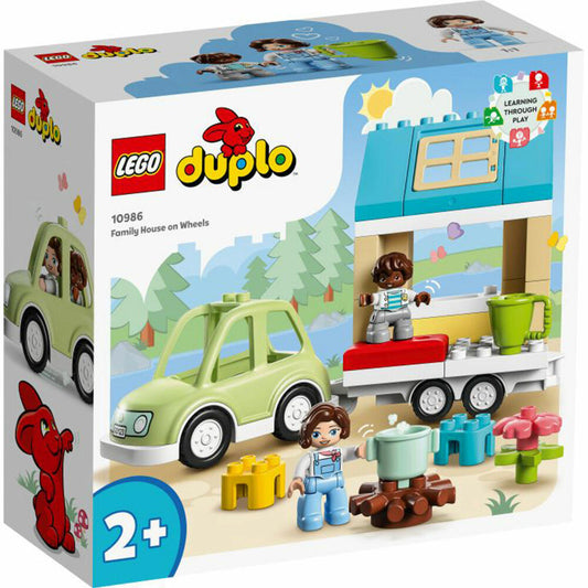 LEGO Duplo Zuhause auf Rädern, 31-tlg., Bauset, Bausteine, Spielzeug, ab 2 Jahre, 10986