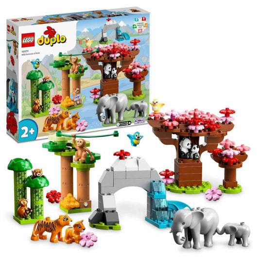 LEGO Duplo Wilde Tiere Asiens, 116-tlg., Bauset, Bausteine, Spielzeug, ab 2 Jahre, 10974