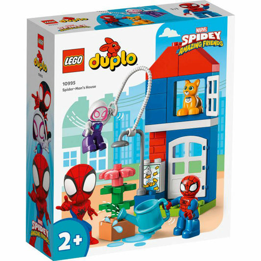 LEGO Duplo Spider-Mans Haus, 25-tlg., Bauset, Bausteine, Spielzeug, ab 2 Jahre, 10995