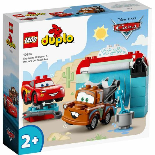 LEGO Duplo Lightning McQueen und Mater in der Waschanlage, 29-tlg., Bauset, Bausteine, Spielzeug, ab 2 Jahre, 10996