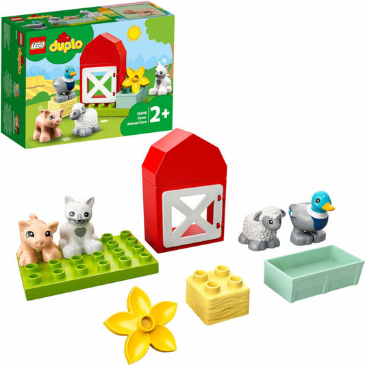 LEGO Duplo Tierpflege auf dem Bauernhof, 11-tlg., Bauset, Bausteine, Spielzeug, ab 2 Jahre, 10949
