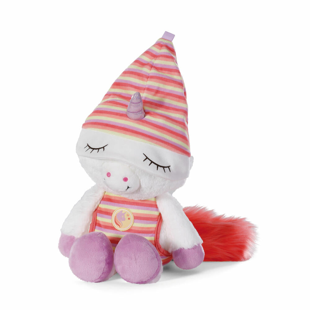 NICI Schlafmützen Einhorn Myala, Kuscheltier, Plüschtier, Stofftier, 22 cm, 48884