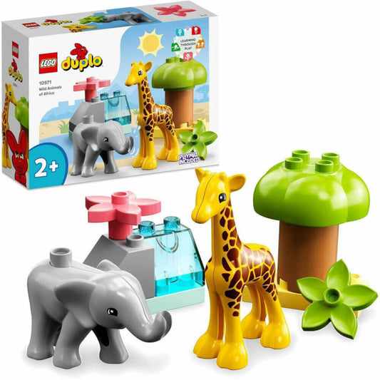 LEGO Duplo Wilde Tiere Afrikas, 10-tlg., Bauset, Bausteine, Spielzeug, ab 2 Jahre, 10971