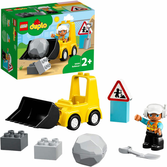 LEGO Duplo Radlader, 10-tlg., Bauset, Konstruktionsset, Bausteine, Spielzeug, ab 2 Jahre, 10930