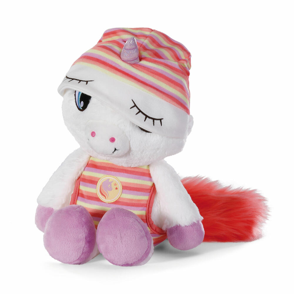 NICI Schlafmützen Einhorn Myala, Kuscheltier, Plüschtier, Stofftier, 22 cm, 48884