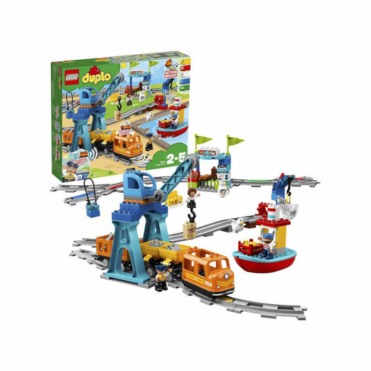 LEGO Duplo Güterzug, 105-tlg., Bauset, Zug, Eisenbahn, Spielzeug, ab 2 Jahre, 10875